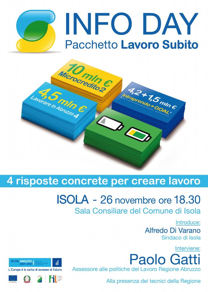 Isola locandina_info day