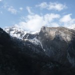 Una visione panoramica del Vallone di Fossaceca