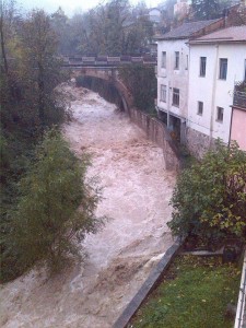 Il fiume Ruzzo nel pomeriggio