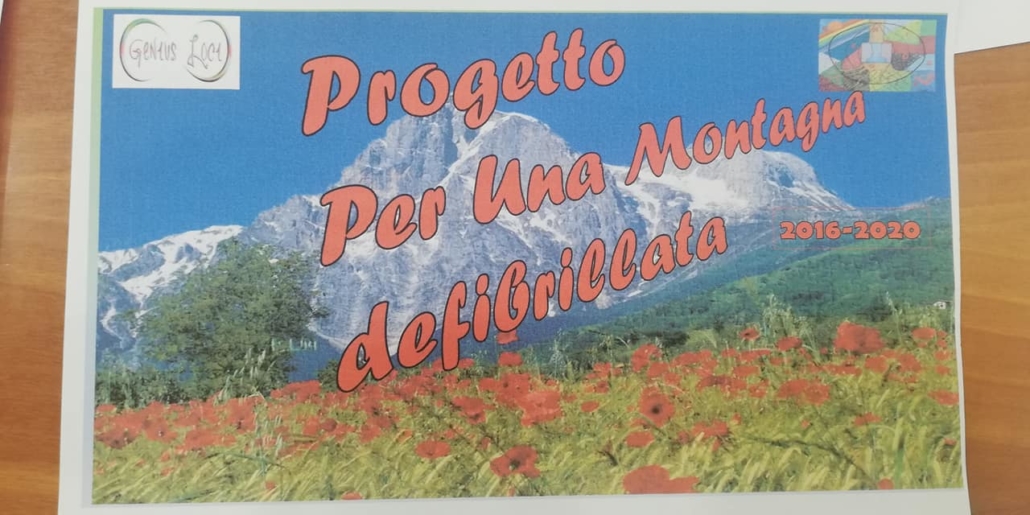 Il logo dell'iniziativa Per una montagna defibrillata